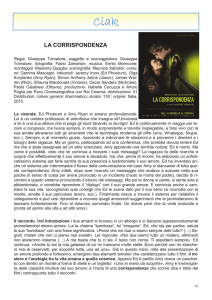 la corrispondenza