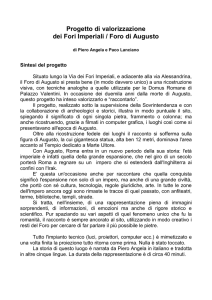 Progetto di valorizzazione dei Fori Imperiali / Foro di Augusto