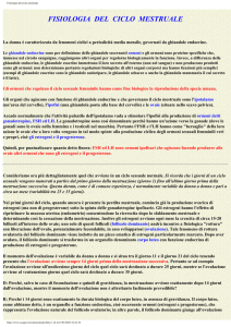Fisiologia del ciclo mestruale