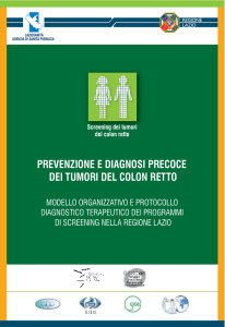 PREVENZIONE E DIAGNOSI PRECOCE DEI TUMORI DEL COLON