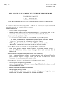 Informatica generale ed applicazioni tecnico scientifiche