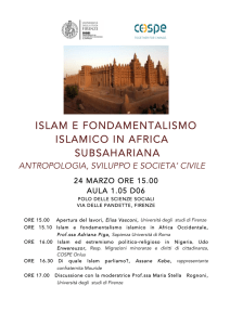 islam e fondamentalismo islamico in africa