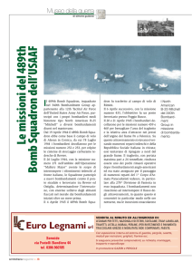 Le missioni del 489th Bomb Squadron dell`USAAF