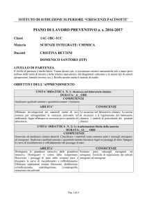 scienze integrate: chimica