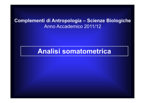 Analisi somatometrica