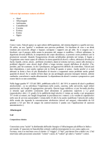 I diversi tipi sostanze