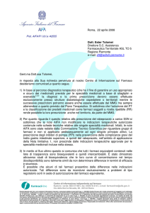 Roma, 22 aprile 2008 Dott. Ester Tolomei Direttore S.C. Assistenza