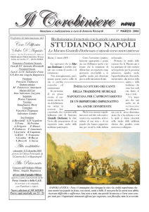 Marzo 2006 - Coro Polifonico "Salvo D`Acquisto"