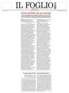 Il titolo sul Giubileo che non si può fare