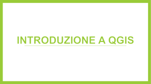Esercitazione QGIS File