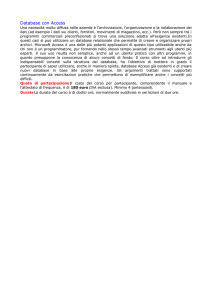Database con Access