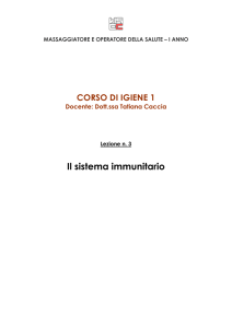 Il sistema immunitario - WS Educational Center