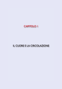 CAPITOLO 1 IL CUORE E LA CIRCOLAZIONE