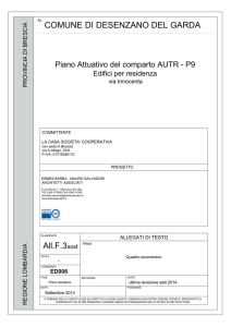 Quadro Economico - Comune di Desenzano del Garda