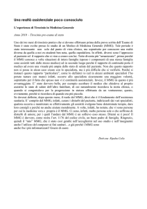 Una realtà assistenziale poco conosciuta