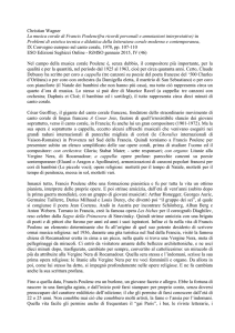 La musica corale di Francis Poulnec
