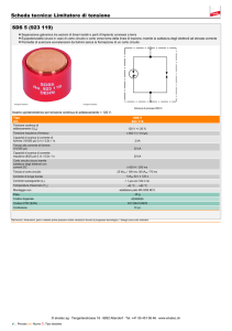 Scheda tecnica: Limitatore di tensione SDS 5 (923 119)