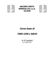 Corso base di tiro con l`arco