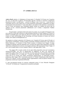 cv andrea rucli - Accademia Galileiana