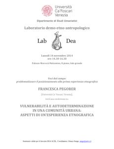 Lab Dea - Ca` Foscari