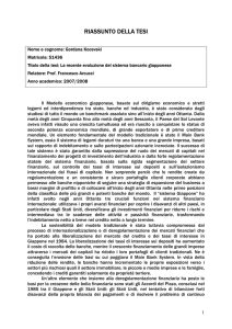 riassunto della tesi
