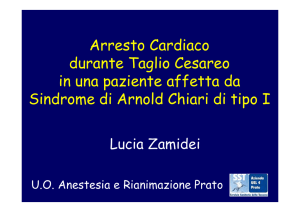 Arresto Cardiaco durante Taglio Cesareo in una paziente - Siti-Isic