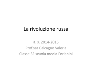 La rivoluzione russa