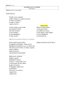Madrigale d`amore - Raffaello e la leggenda della Fornarina