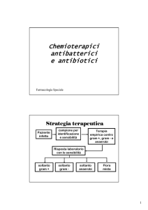 Farmaci chemioterapici antimicrobici