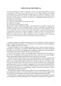 EPIFANIA del SIGNORE - Seminario di Bergamo