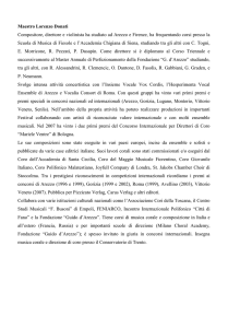 Maestro Lorenzo Donati Compositore, direttore e
