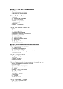 Programma Programmatore per elaborazione dati