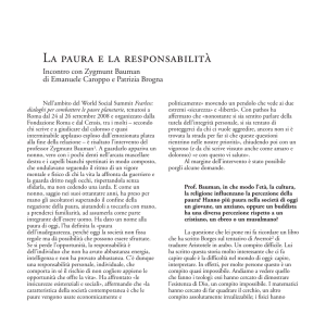 La paura e la responsabilità