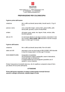 PREPARAZIONE PER COLONSCOPIA