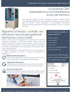 preparazione e somministrazione sicura del farmaco Risparmio di