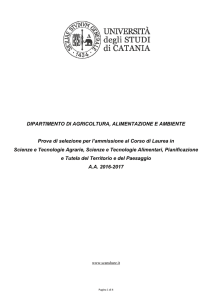 COMPITO DELLA PROVA
