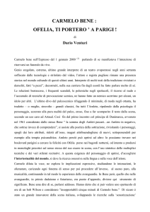 carmelo bene: fatemi il funerale da vivo