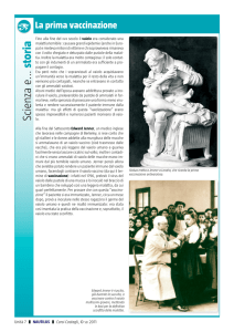 La prima vaccinazione