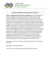 Boschetti e Montefortini: tombe da principi a Comeana