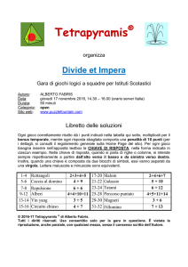 Libretto delle soluzioni