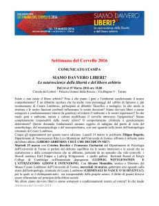 Settimana del Cervello 2016