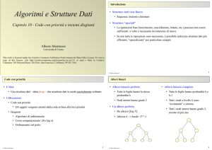 Algoritmi e Strutture Dati