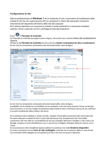 Configurazione RETE Windows 7