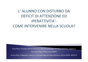 ADHD formazione insegnanti