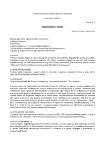 istituto tecnico industriale g. marconi programma di storia