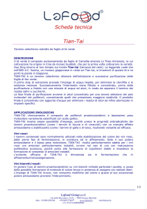Scheda tecnica Tian-Tai