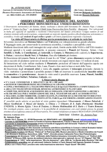 osservatorio astronomico del sannio