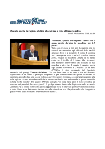 Quando anche la ragione abdica alla scienza e cede all`irrazionalità