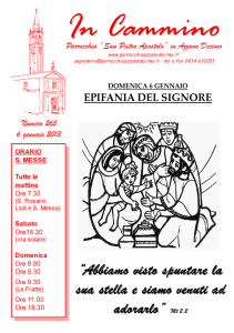 6 gennaio 2013 - Parrocchia San Pietro Apostolo