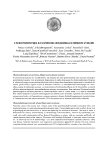 Chemioradioterapia nel carcinoma del pancreas localmente avanzato